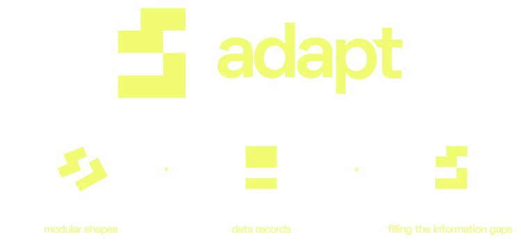 Adapt logo composition