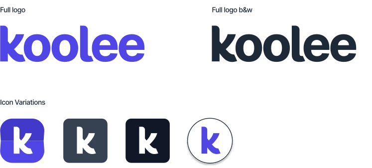 Kolee final logo explorations