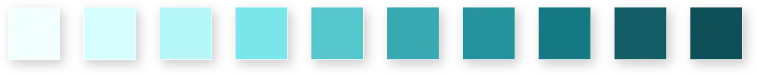 Color palette preview (teal)